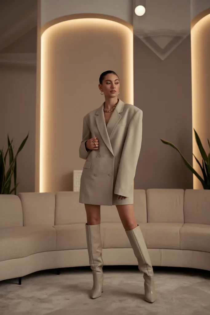 Oversized Blazer Dress
