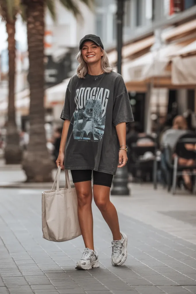 Oversized Tee Look