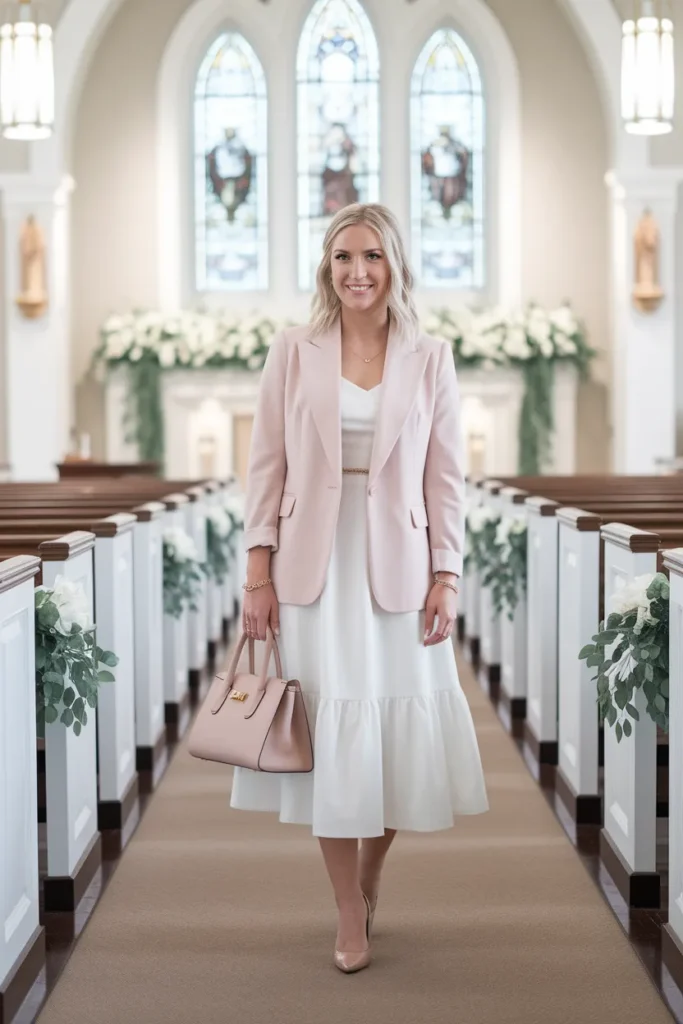 Pastel Blazer Look