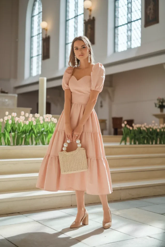 Peach Midi Glow