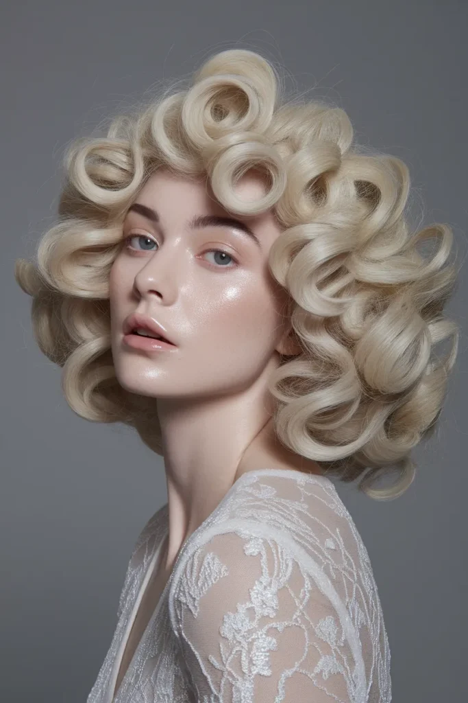 Pearl Blonde Curls