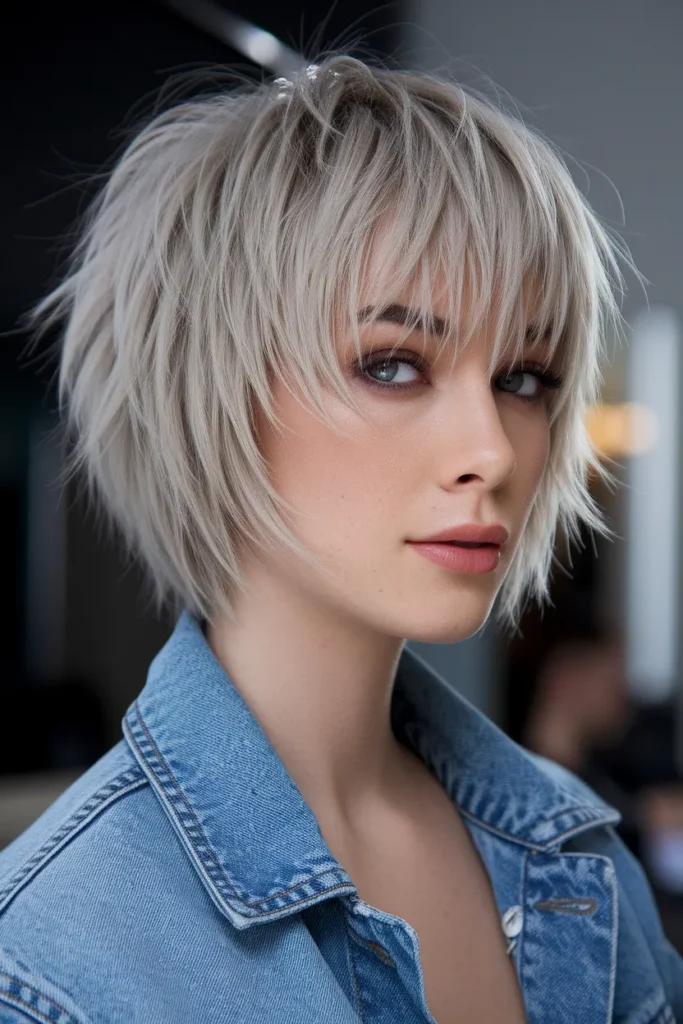 Piecey Blonde Shag