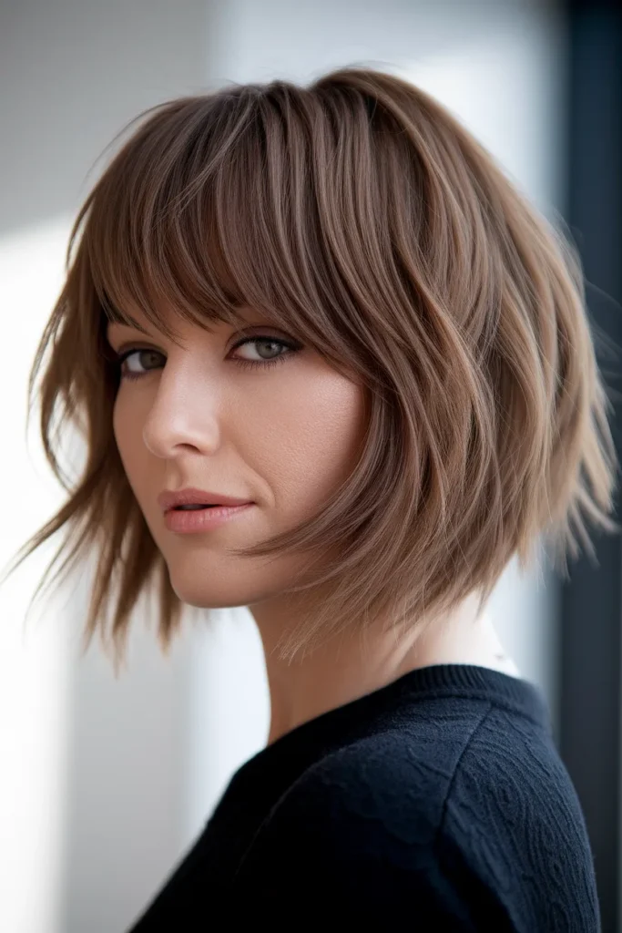 Piecey Fringe Bob