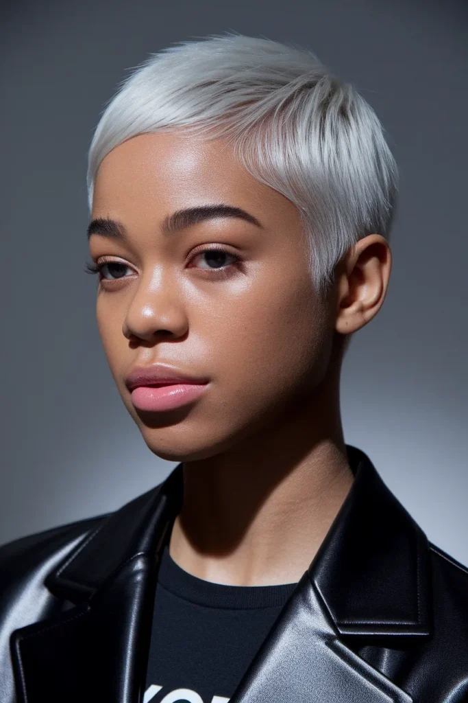 Platinum Pixie Crop