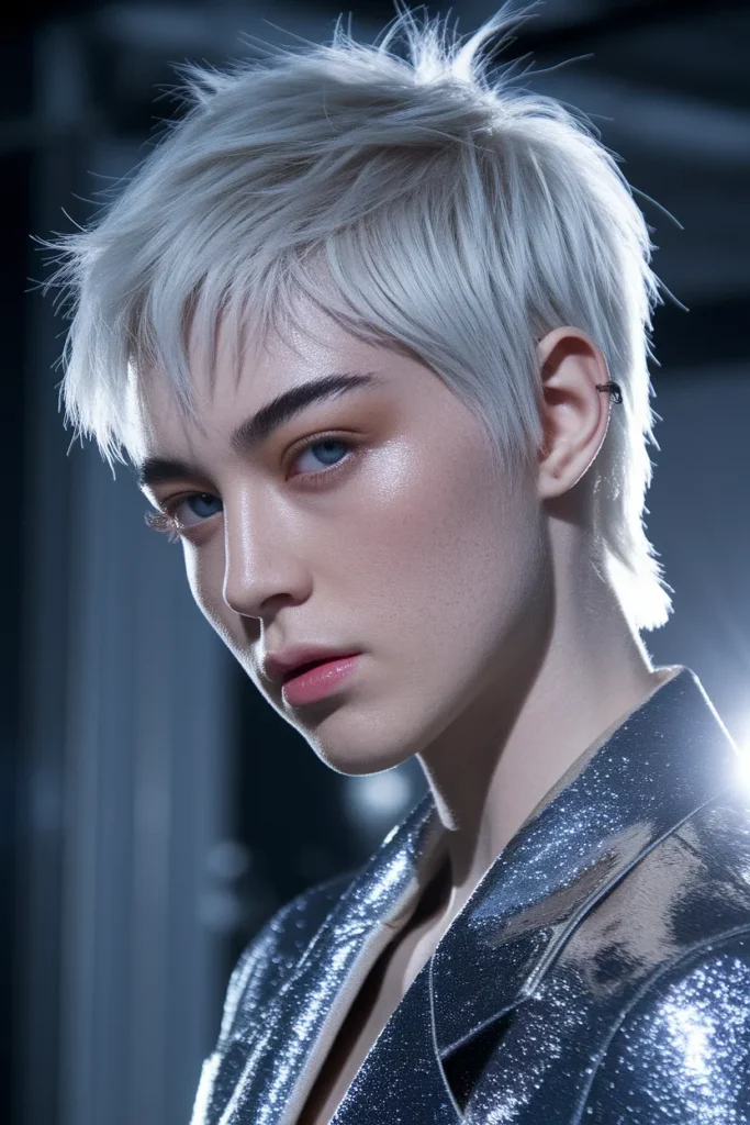 Platinum Pixie Cut
