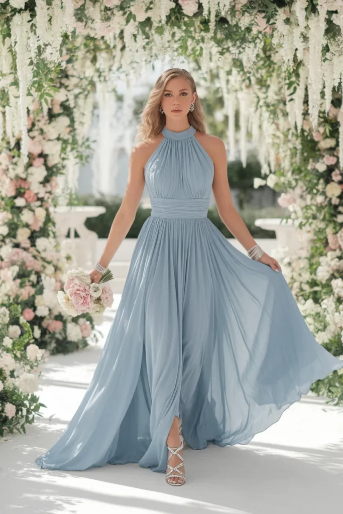Powder Blue Halter