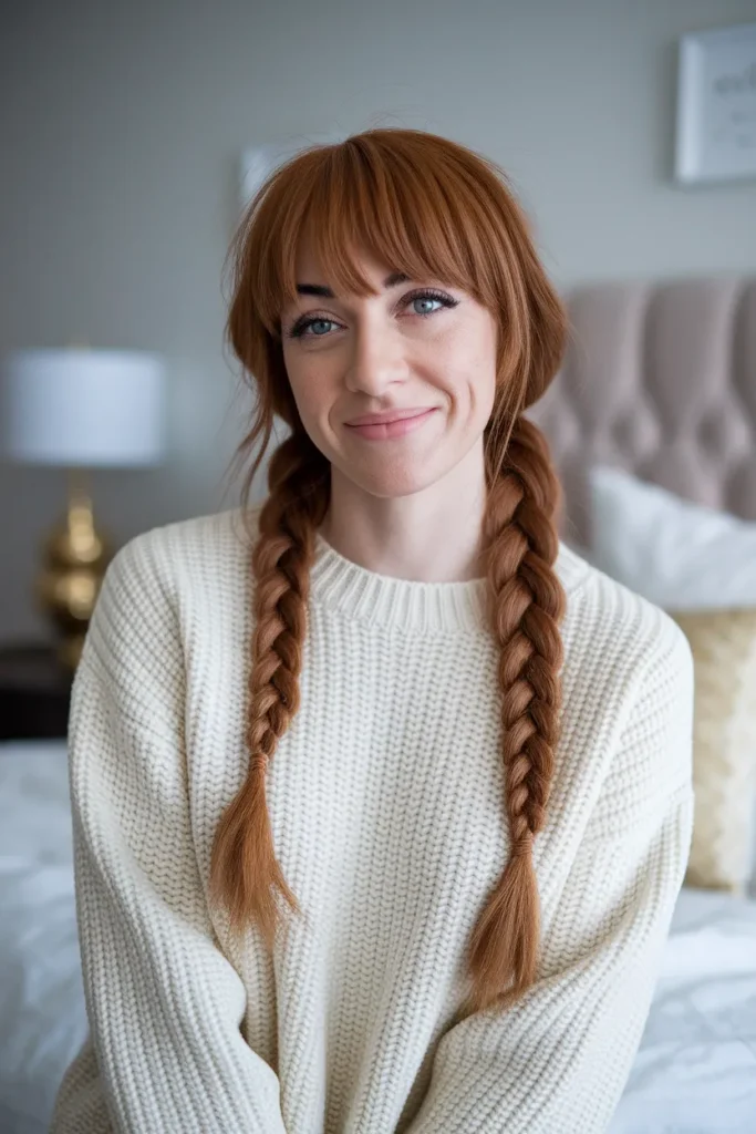 Puffy Braided Pigtails