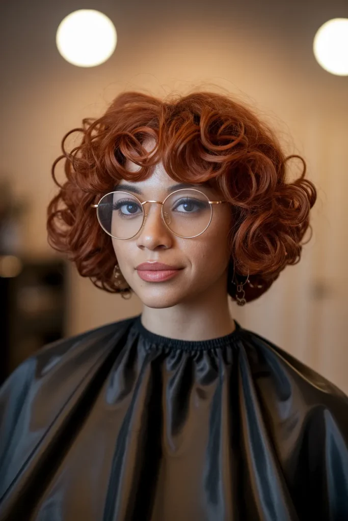  Rounded Curly Bob