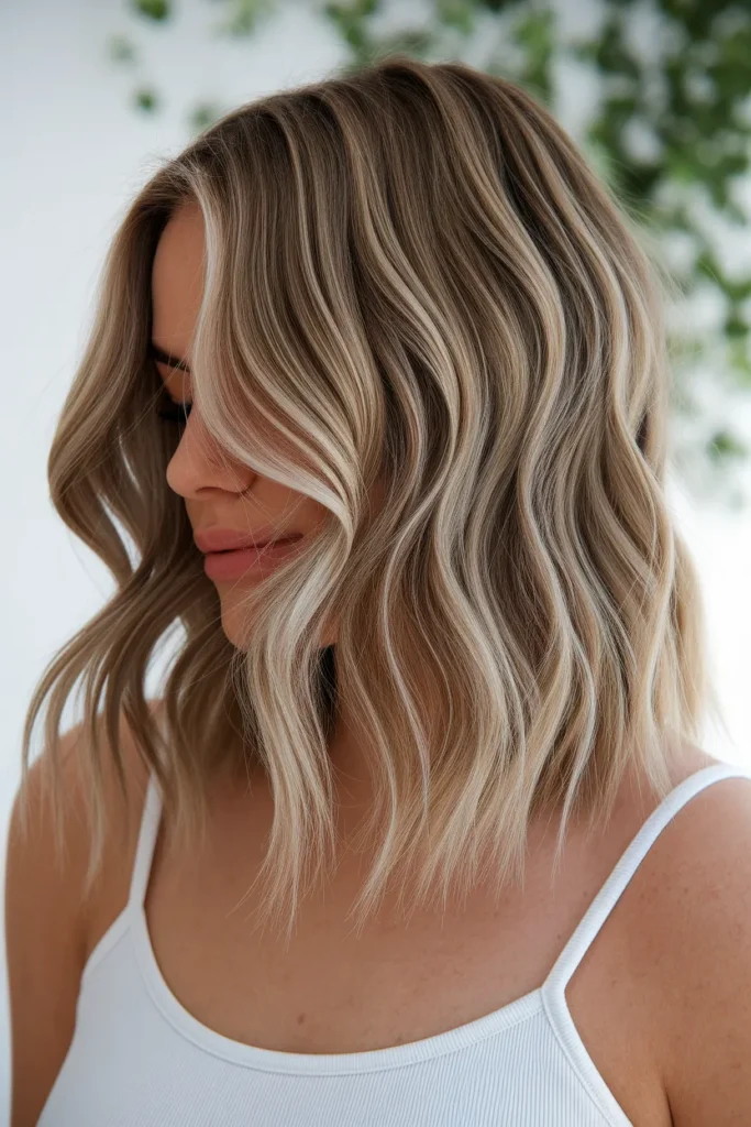 Sandy Beige Streaks