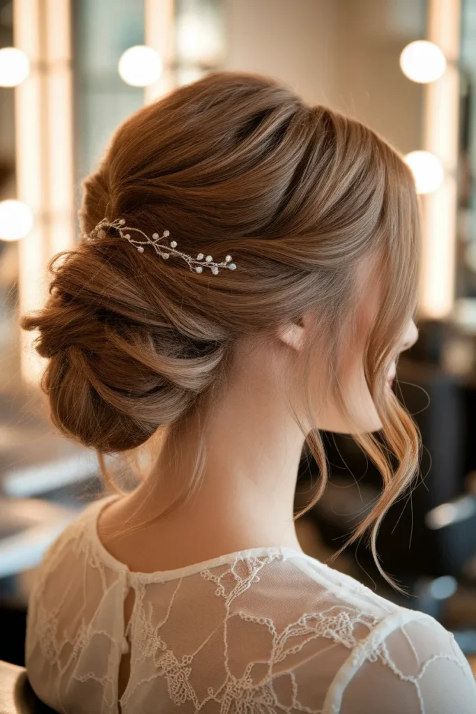 Satin Thread Updo