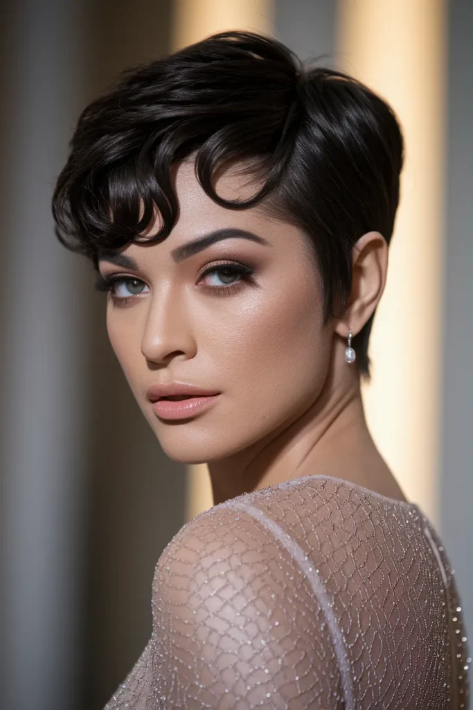 Sculpted Pixie Waves