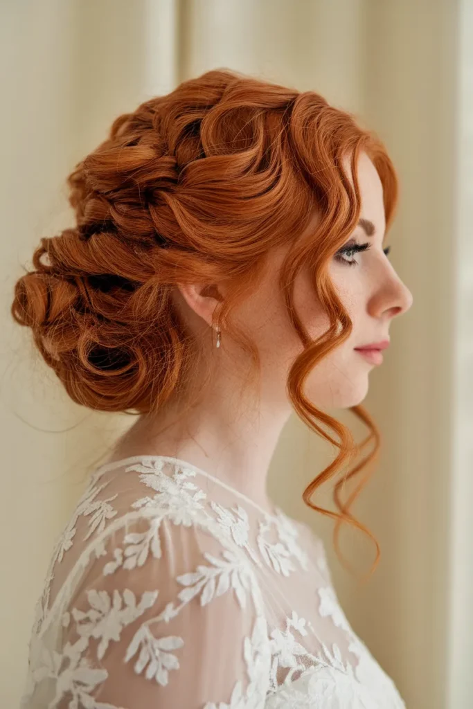 Side-Part Bun