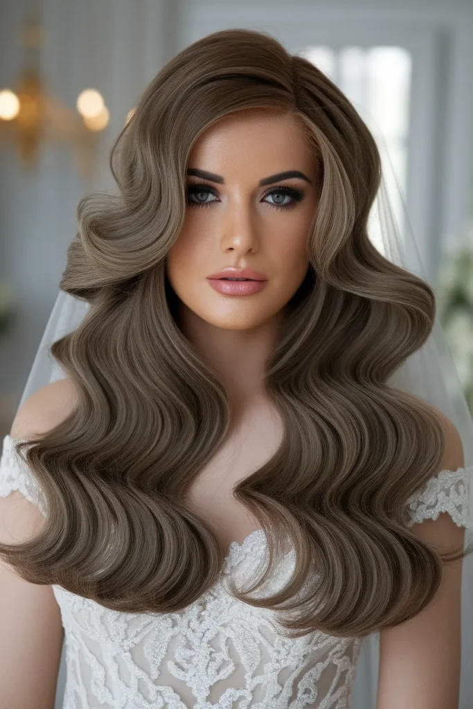 Side Swept Curls