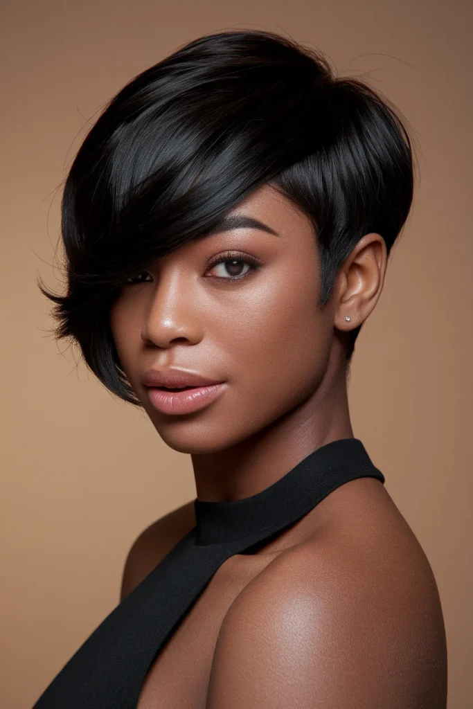 Side Swept Pixie