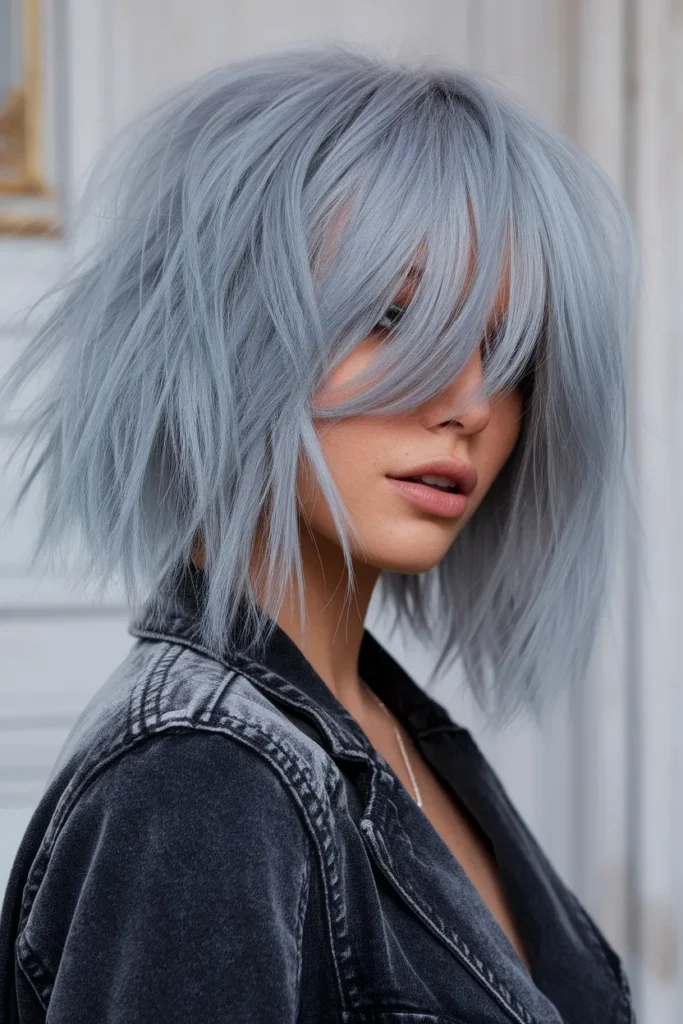 Silver Edge Shag