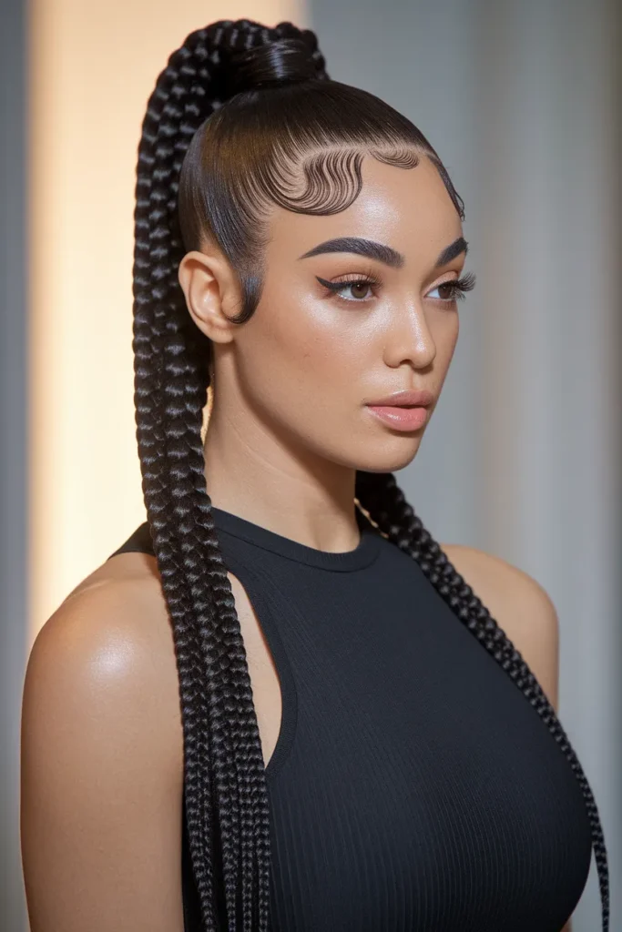 Sleek Braided Pony
