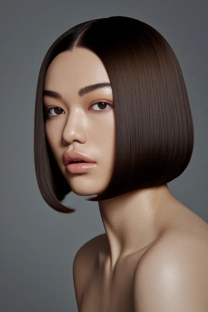 Sleek Center Bob