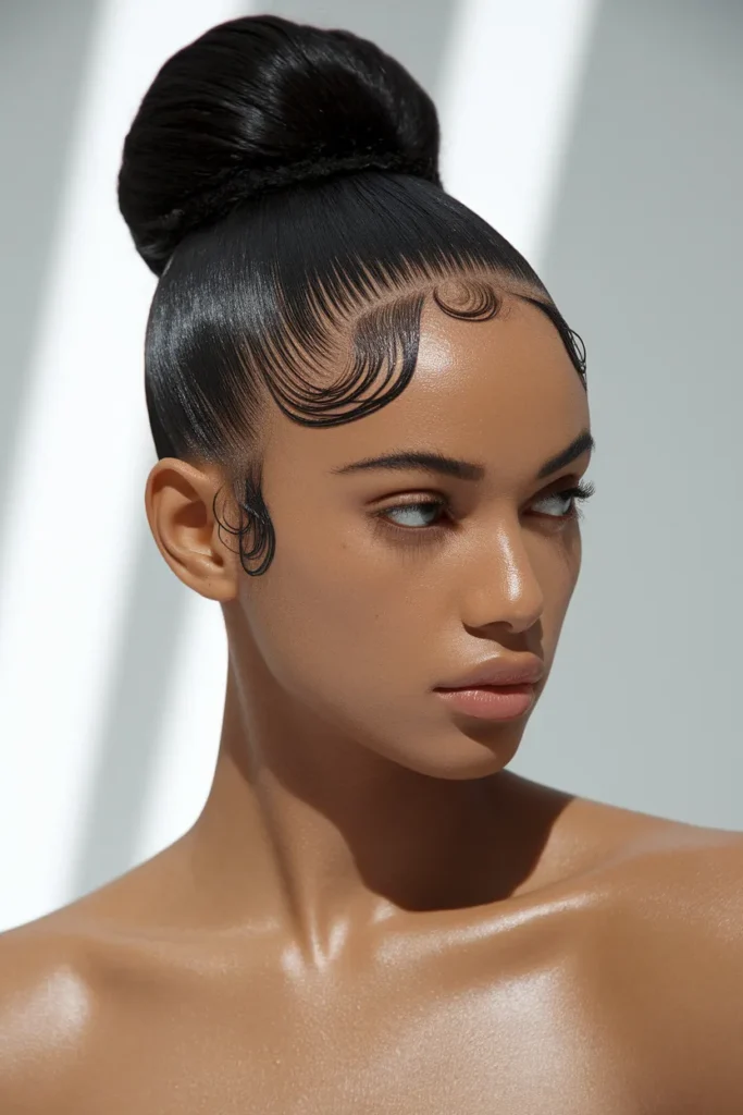 Sleek High Bun