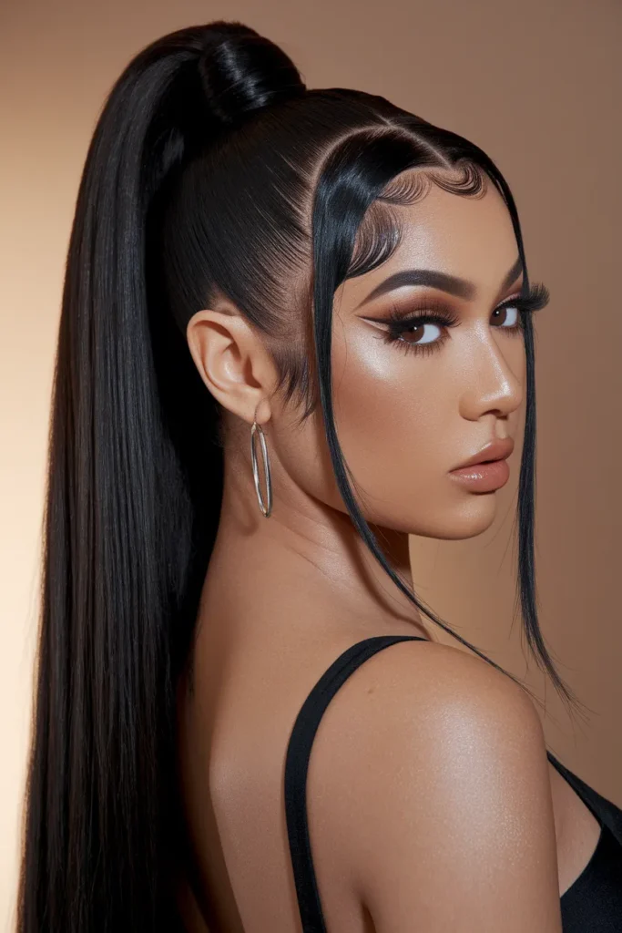 Sleek High Ponytail