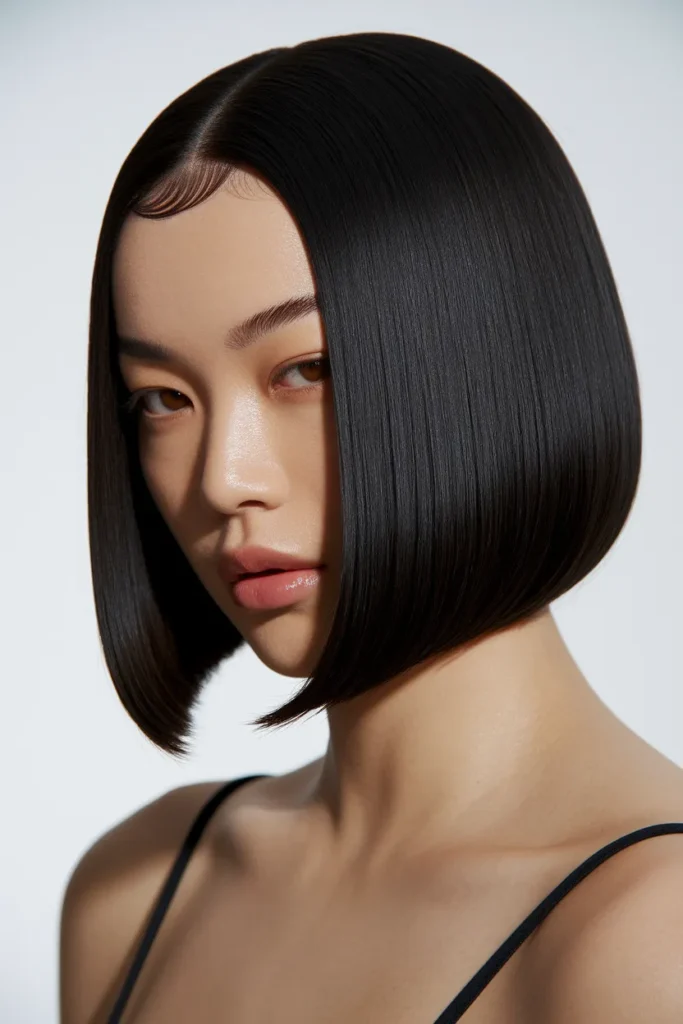Sleek Jawline Bob