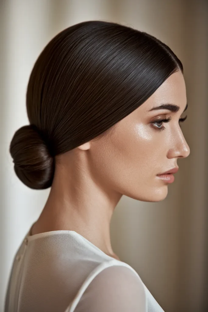 Sleek Low Bun