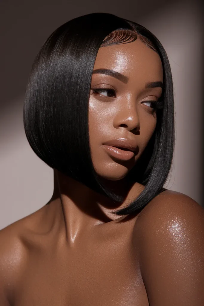 Sleek Side Bob