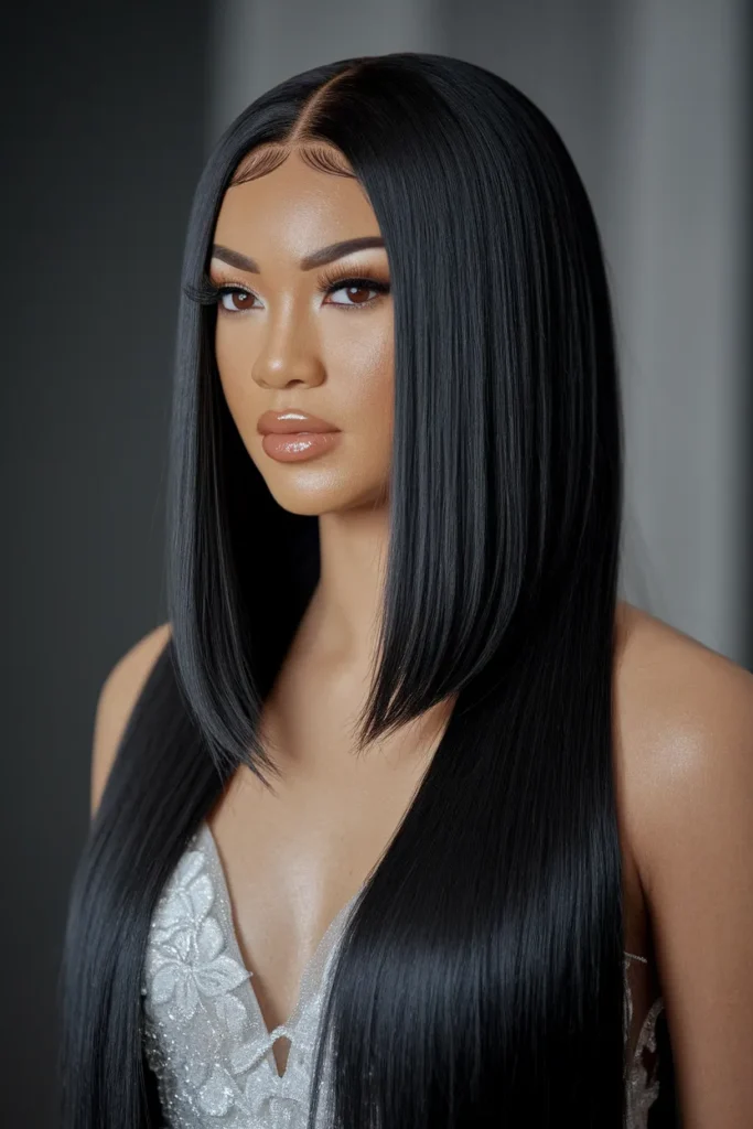Sleek Straight Glam