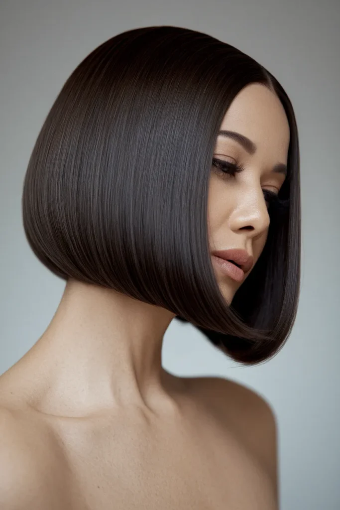 Sleek Tucked Bob