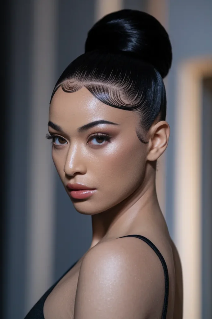 Slick Back Bun