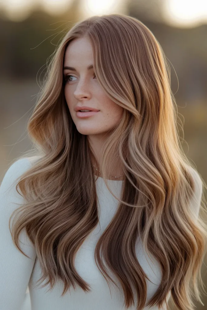 Soft Cinnamon Balayage