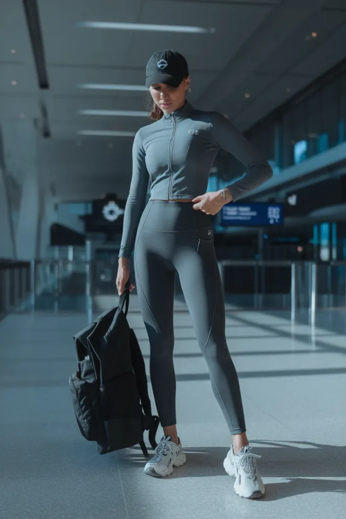 Sporty Zip-Up Style
