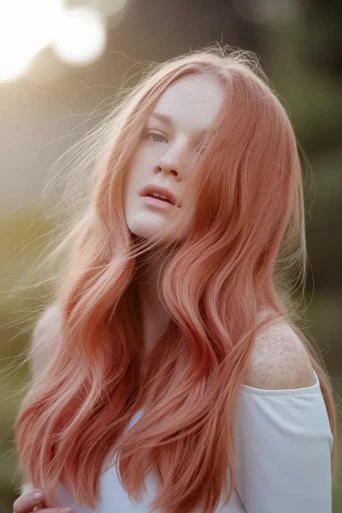 Strawberry Blonde Waves