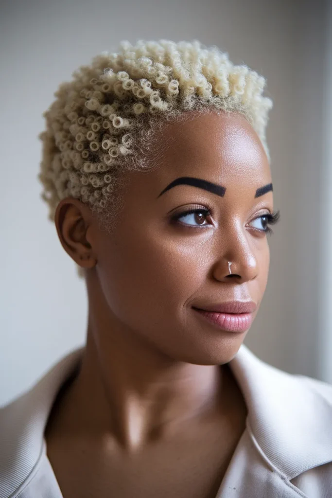 Textured Afro Pixie