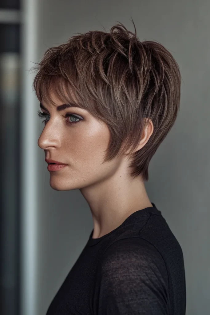 Textured Pixie Mullet