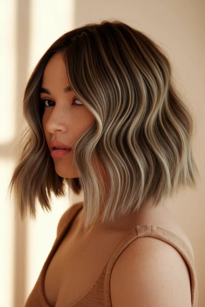 Textured Wavy Bob
