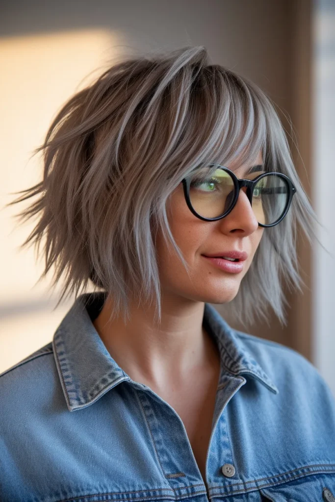 Tousled Layer Crop