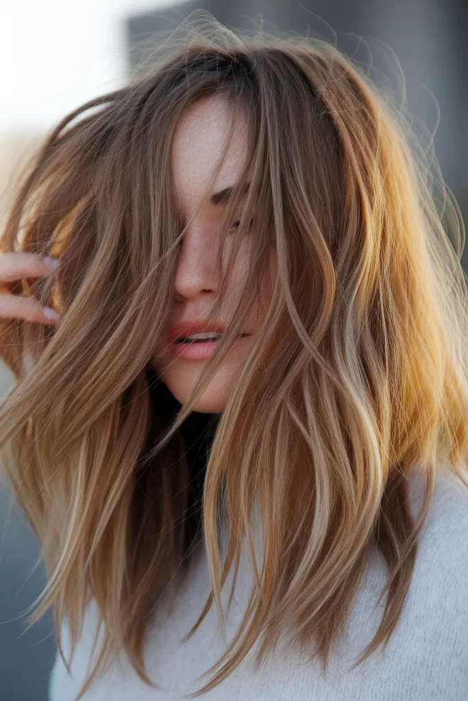 Tousled Shoulder Waves