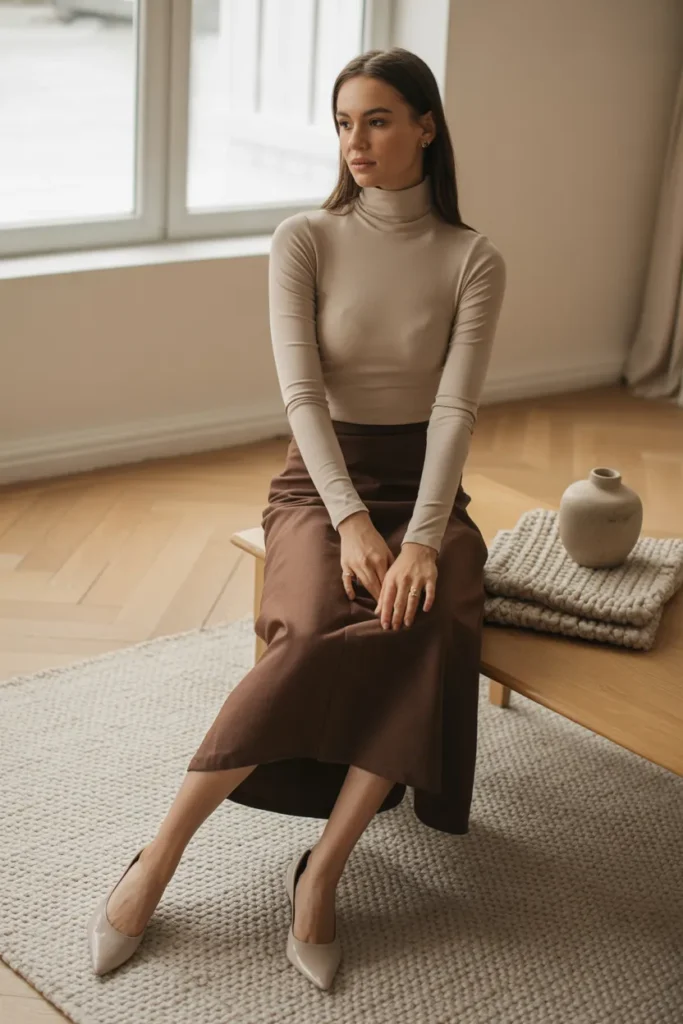 Turtleneck Skirt