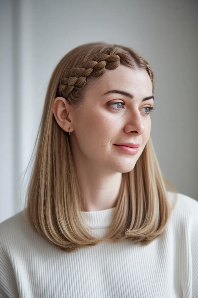 Twisted Front Strands