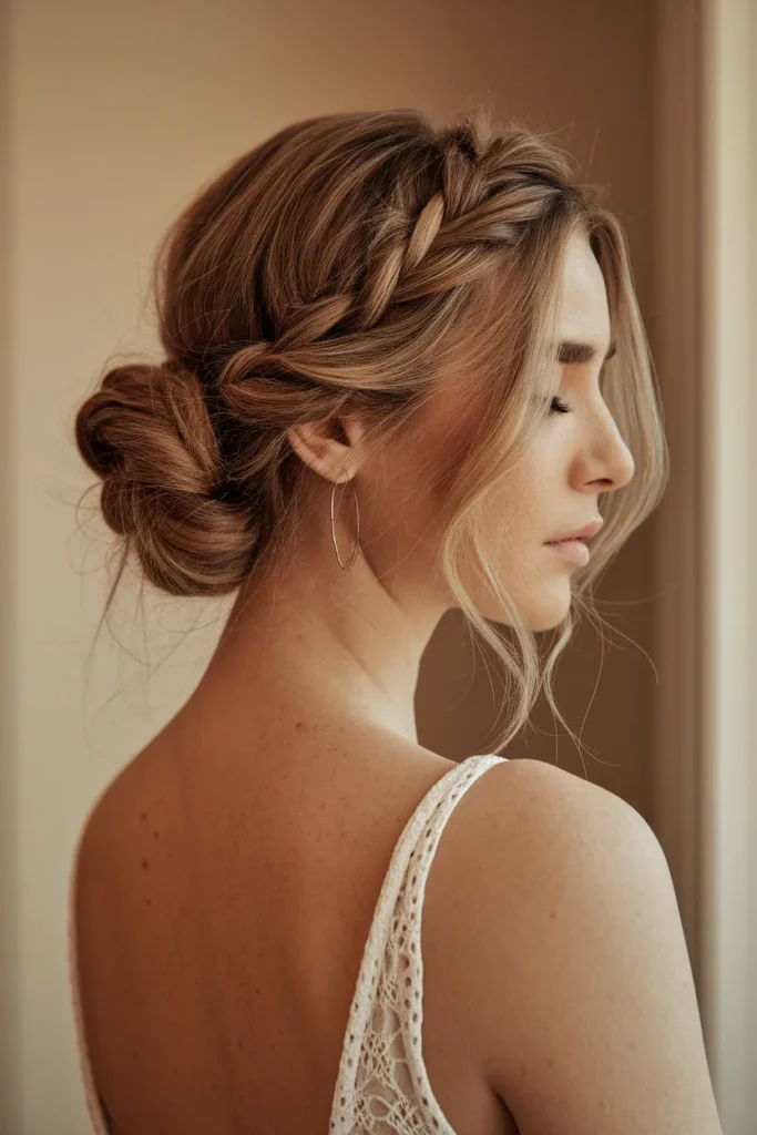 Twisted Low Bun