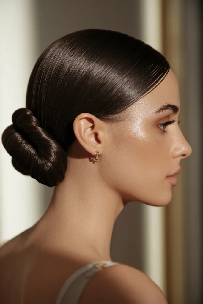 Twisted Low Chignon