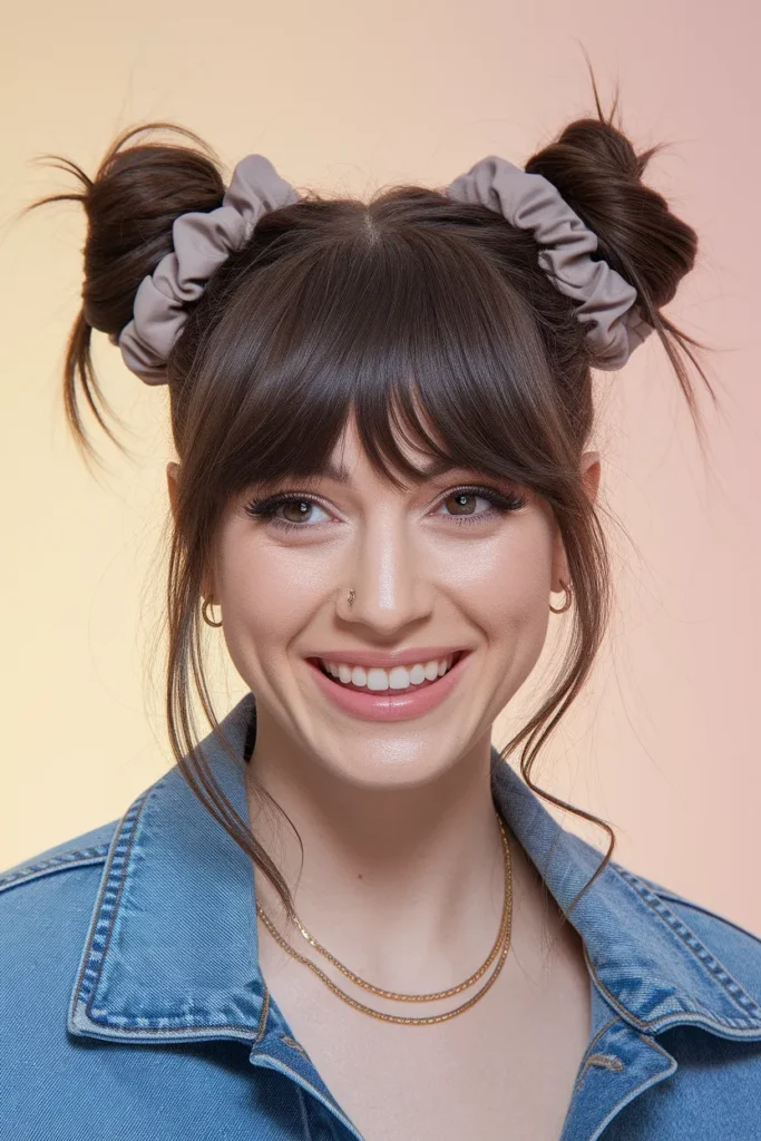 Twisted Space Buns
