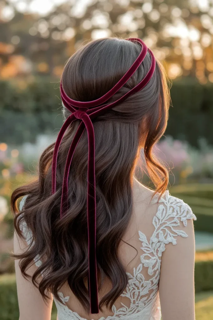 Velvet Crisscross Crown