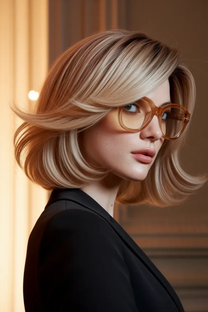 Voluminous Side Bob