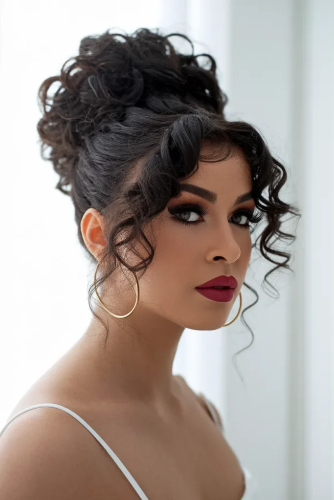 Voluminous Top Bun