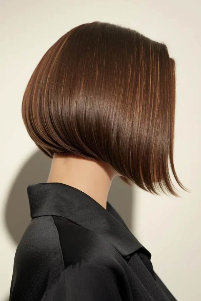 Volumized Stacked Bob