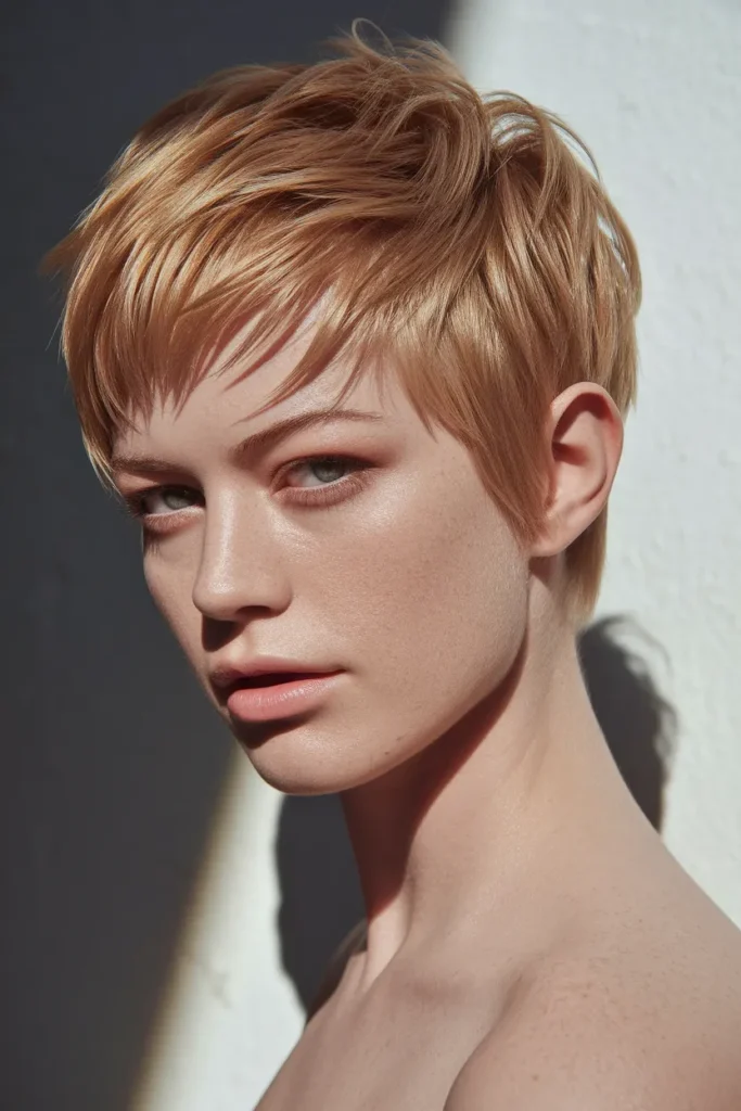 Warm Caramel Pixie