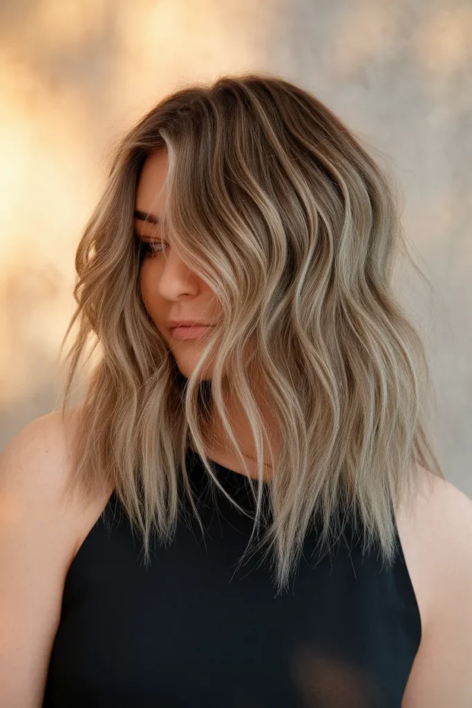 Wavy Collarbone Cut