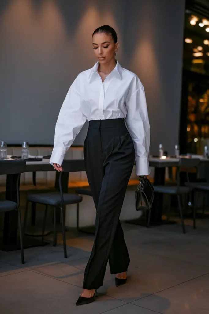  White Shirt Tuck