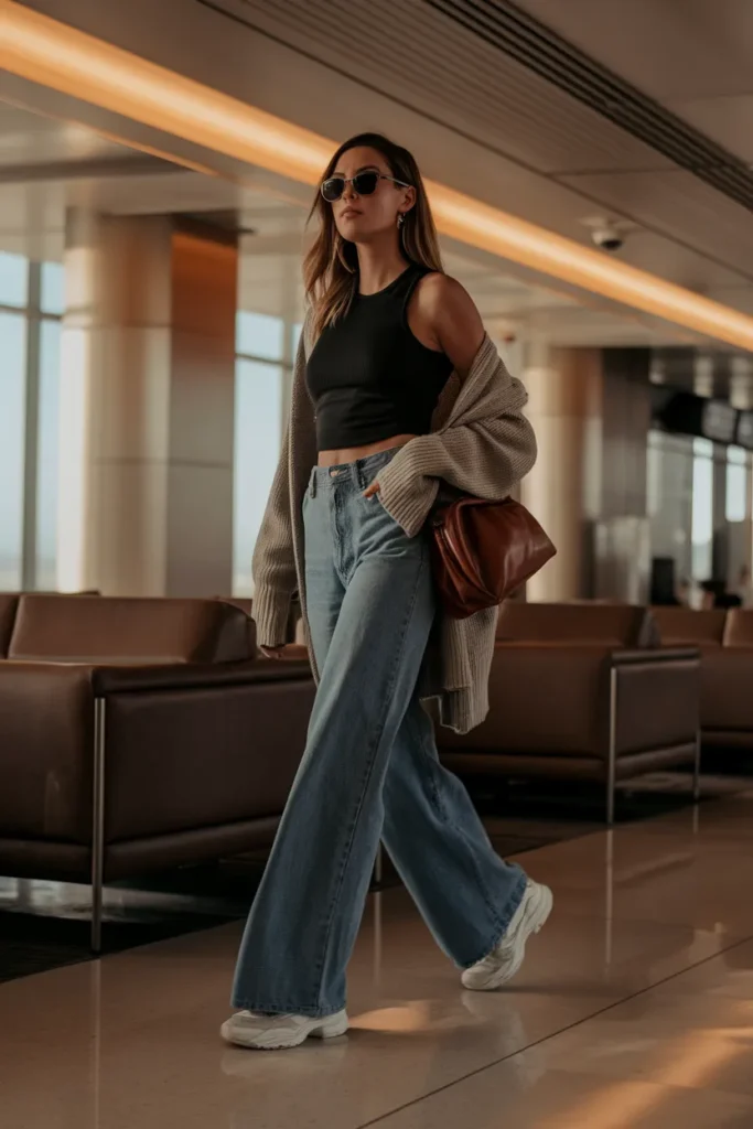 Wide-Leg Denim Style